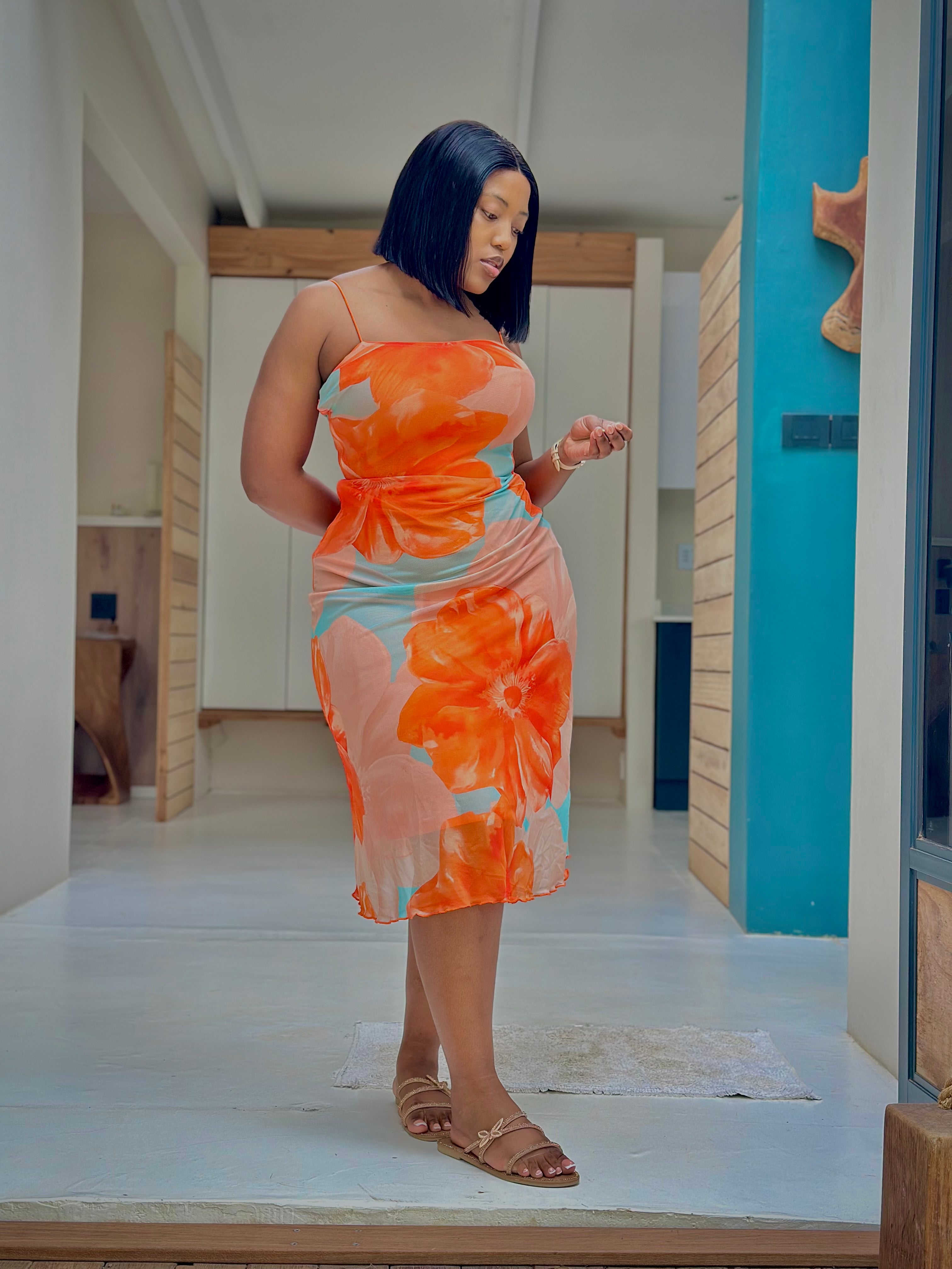 THE VALENCIA MIDI DRESS