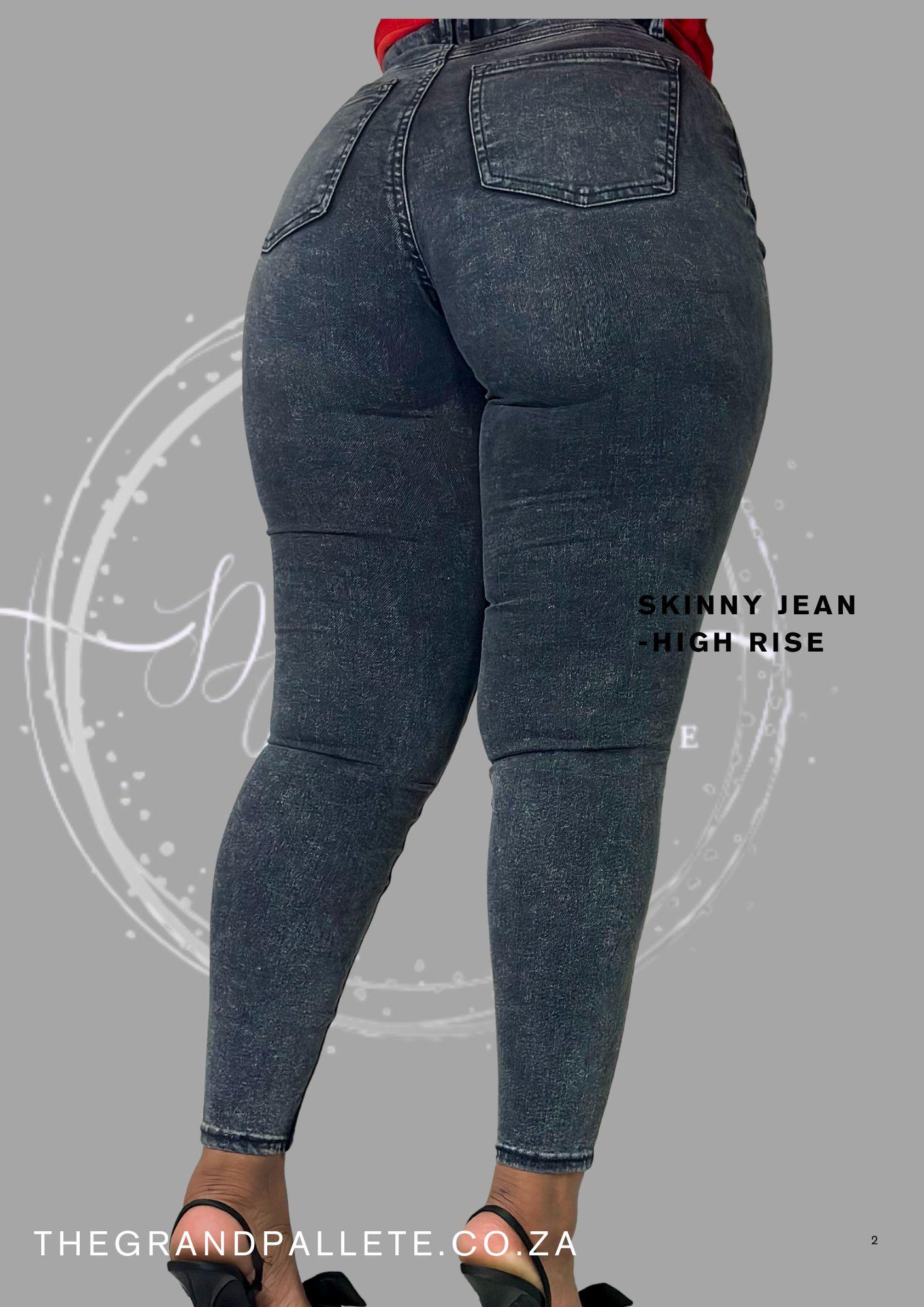 CHAROAL SKINNY JEAN- HIGH WAIST