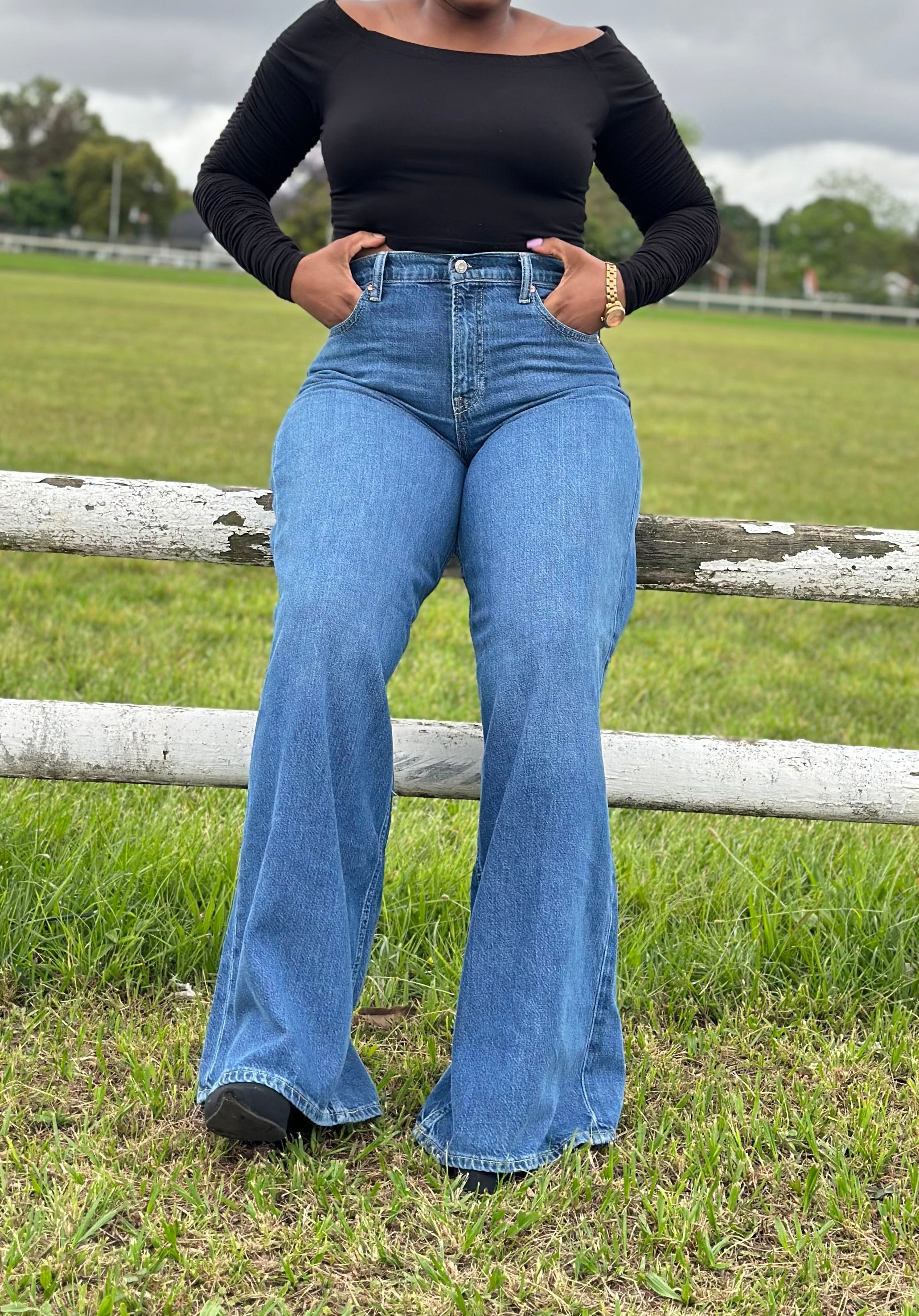 GAP LUXE WIDE-LEG DENIM